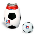Soccer Ball in Can Holder Combo
